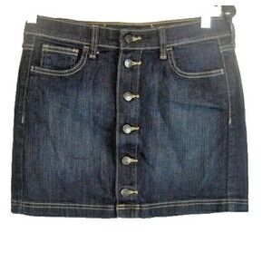 Womens NWOT Old Navy Blue Cotton/Spandex Denim Mini Skirt sz 4